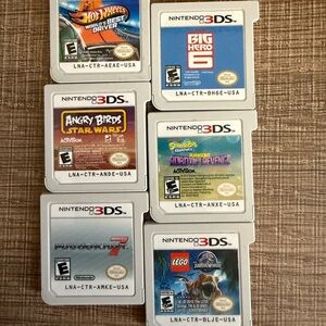 Nintendo 3DS Game Collection - Red, Blue, Yellow